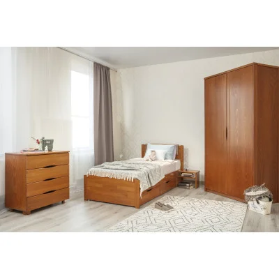 Bedroom Lika Lux (Lika Lux) with soft backrest and drawers