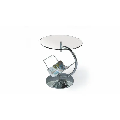 COFFEE TABLE ALMA, CLEAR GLASS