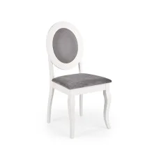 BAROCK CHAIR, WHITE / GRAY