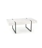 COFFEE TABLE BLANCA, TOP - WHITE MARMUR, FRAME - BLACK order