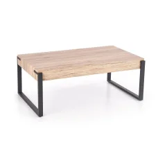 COFFEE TABLE CAPRI, TOP - SAN REMO OAK, LEGS - BLACK