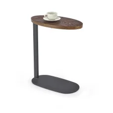 SIDE TABLE DELPHI, WALNUT / BLACK