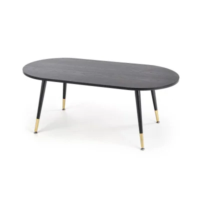 EMBOSA COFFEE TABLE, BLACK / GOLD