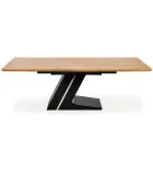 SLIDING TABLE FERGUSON, TABLETOP - NATURAL OAK, LEGS - BLACK order