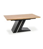 SLIDING TABLE FERGUSON, TABLETOP - NATURAL OAK, LEGS - BLACK order