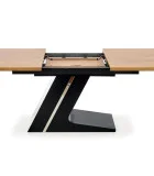 SLIDING TABLE FERGUSON, TABLETOP - NATURAL OAK, LEGS - BLACK order