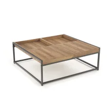 COFFEE TABLE FREGATA, HONEY WALNUT / BLACK