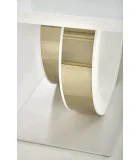 SLIDING TABLE GALARDO, WHITE / GOLD order