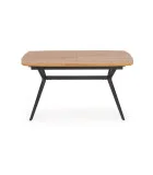 SLIDING TABLE GUSTAVO, TOP - GOLDEN OAK, LEGS - BLACK order