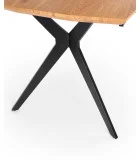 SLIDING TABLE GUSTAVO, TOP - GOLDEN OAK, LEGS - BLACK order