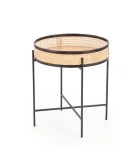 LANIPA COFFEE TABLE, BLACK / NATURAL RATTAN order