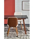 FOLDING TABLE LOZANO, BLACK MARMUR / WALNUT order