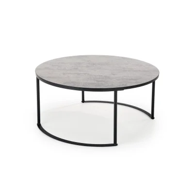 MACAO COFFEE TABLE, GRAY / BLACK