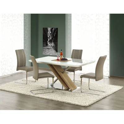 NEXUS TABLE EXTRA WHITE / SONOMA OAK