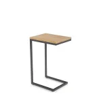 NISA SIDE TABLE, BLACK FRAME, TABLE TOP - GOLDEN OAK order