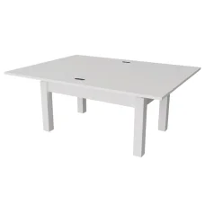 Transformer Table Butterfly, White