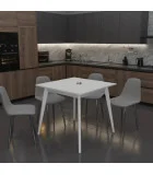 Dining table Neman BON 780x780 Concrete/Varnish order