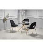 ROUND TABLE RONDO, TOP - TRANSPARENT, LEGS - GOLD order