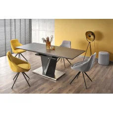 SLIDING TABLE SALVADOR, TABLETOP - DARK GRAY, LEGS - DARK GRAY