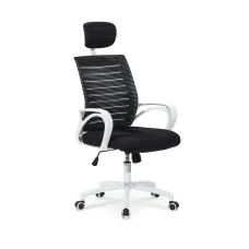 SOCKET OFFICE CHAIR, WHITE AND BLACK