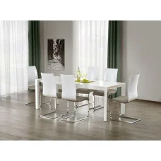 STANFORD SLIDING TABLE, WHITE