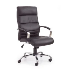 OFFICE CHAIR TEKSAS, BLACK / LEATHER