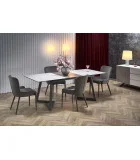 TIZIANO SLIDING TABLE, TABLETOP - LIGHT GRAY / DARK GRAY, LEGS - DARK GRAY order