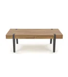 TULUZA COFFEE TABLE, HONEY WALNUT / BLACK order