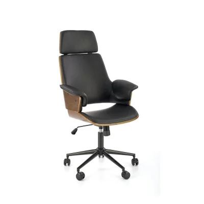 WEBER OFFICE CHAIR, WALNUT / BLACK