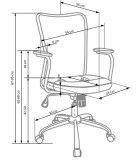 OFFICE CHAIR ANDY, GRAY / LIME order