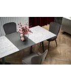 TIZIANO SLIDING TABLE, TABLETOP - LIGHT GRAY / DARK GRAY, LEGS - DARK GRAY order