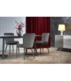 TIZIANO SLIDING TABLE, TABLETOP - LIGHT GRAY / DARK GRAY, LEGS - DARK GRAY order