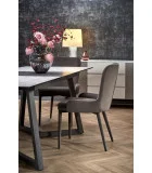 TIZIANO SLIDING TABLE, TABLETOP - LIGHT GRAY / DARK GRAY, LEGS - DARK GRAY order