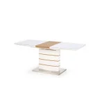 SLIDING TABLE TORONTO, WHITE / GOLDEN OAK order