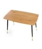 TRIPOLIS TABLE, TOP - GOLDEN OAK, LEGS - BLACK order