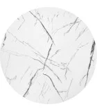 ANTICA COFFEE TABLE, TOP - WHITE MARBLE, FRAME - BLACK order