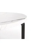 ANTICA COFFEE TABLE, TOP - WHITE MARBLE, FRAME - BLACK order