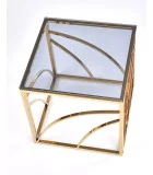 UNIVERSE KWADRAT COFFEE TABLE, FRAME - GOLD, GLASS - SMOKE order