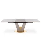 SLIDING TABLE VALENTINO, LIGHT ASH / GOLD order