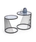 COFFEE TABLES ANTILLA, SET OF 2 PCS. BLACK / GRAY order