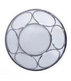 COFFEE TABLE VENUS, FRAME - SILVER, GLASS - SMOKE order