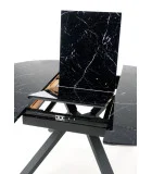 SLIDING TABLE VERTIGO, TABLE TOP - BLACK MARMUR, LEGS - BLACK order