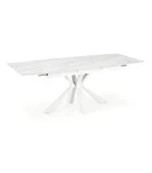 VIVALDI SLIDING TABLE, TABLE TOP - WHITE MARMUR, LEGS - WHITE order