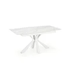 VIVALDI SLIDING TABLE, TABLE TOP - WHITE MARMUR, LEGS - WHITE order