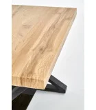 XENA KWADRAT COFFEE TABLE, BLACK / NATURAL WOOD order