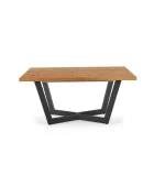 MASSIVE SLIDING TABLE, 160-250X90X77 CM OAK LIGHT / BLACK order