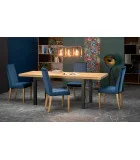 TIAGO SLIDING TABLE, TOP - CRAFT OAK, LEGS: BLACK order