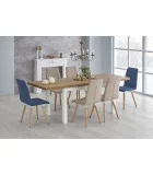 TIAGO SLIDING TABLE, TOP - LANCELOT OAK, LEGS: WHITE order