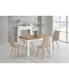 TIAGO SLIDING TABLE, TOP - LANCELOT OAK, LEGS: WHITE order