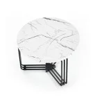 ANTICA M COFFEE TABLE, TOP - WHITE MARBLE, FRAME - BLACK order